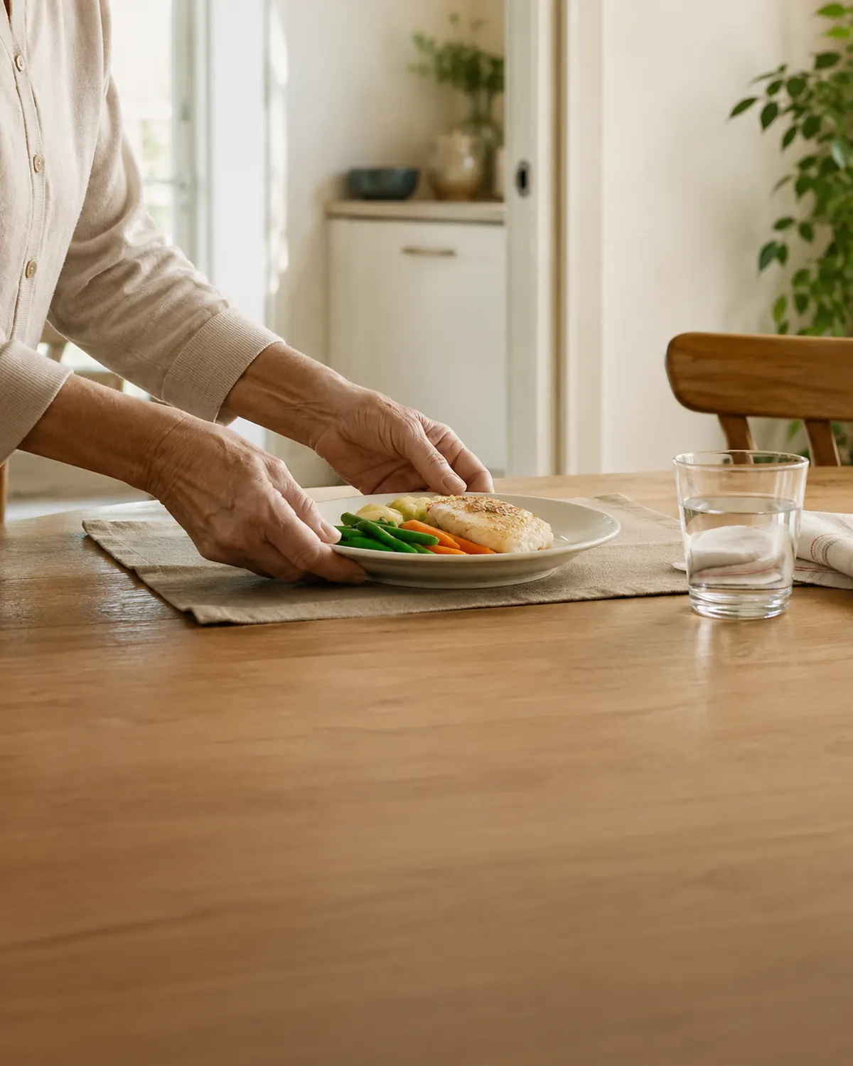 Àpat servit a casa en un entorn càlid i familiar